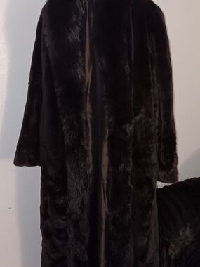 Ultimate Luxury: Full-Length 50" Genuine Mink & Fox Fur Coat ✨